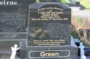 Green Eileen Williamstown Road